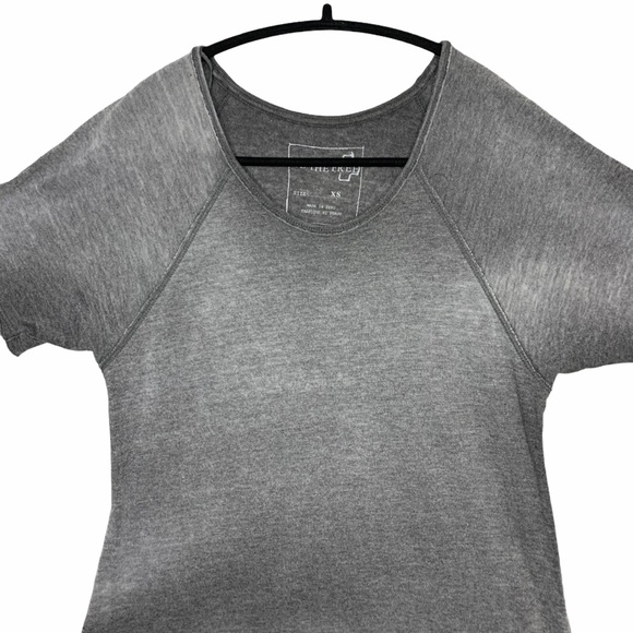 We the Free Charcoal Gray Ruffle Hem Tunic XS - Picture 2 of 5